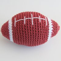 Cotton Squeaky Dog Toy Football Plush for Small Dogs, Pink