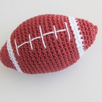 Cotton Squeaky Dog Toy Football Plush for Small Dogs, Pink