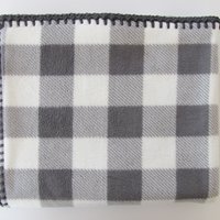 Large Reversible Double Thick Fleece Paw Print Pet Blanket, 36" x 60", Made in USA