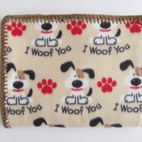 Handmade Reversible Double Thick Dog Blanket, 30" x 36", Made in USA