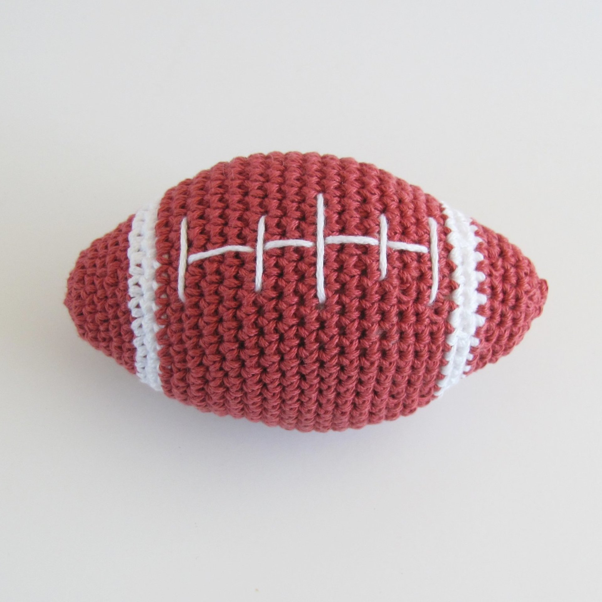 Cotton Squeaky Dog Toy Football Plush for Small Dogs, Pink