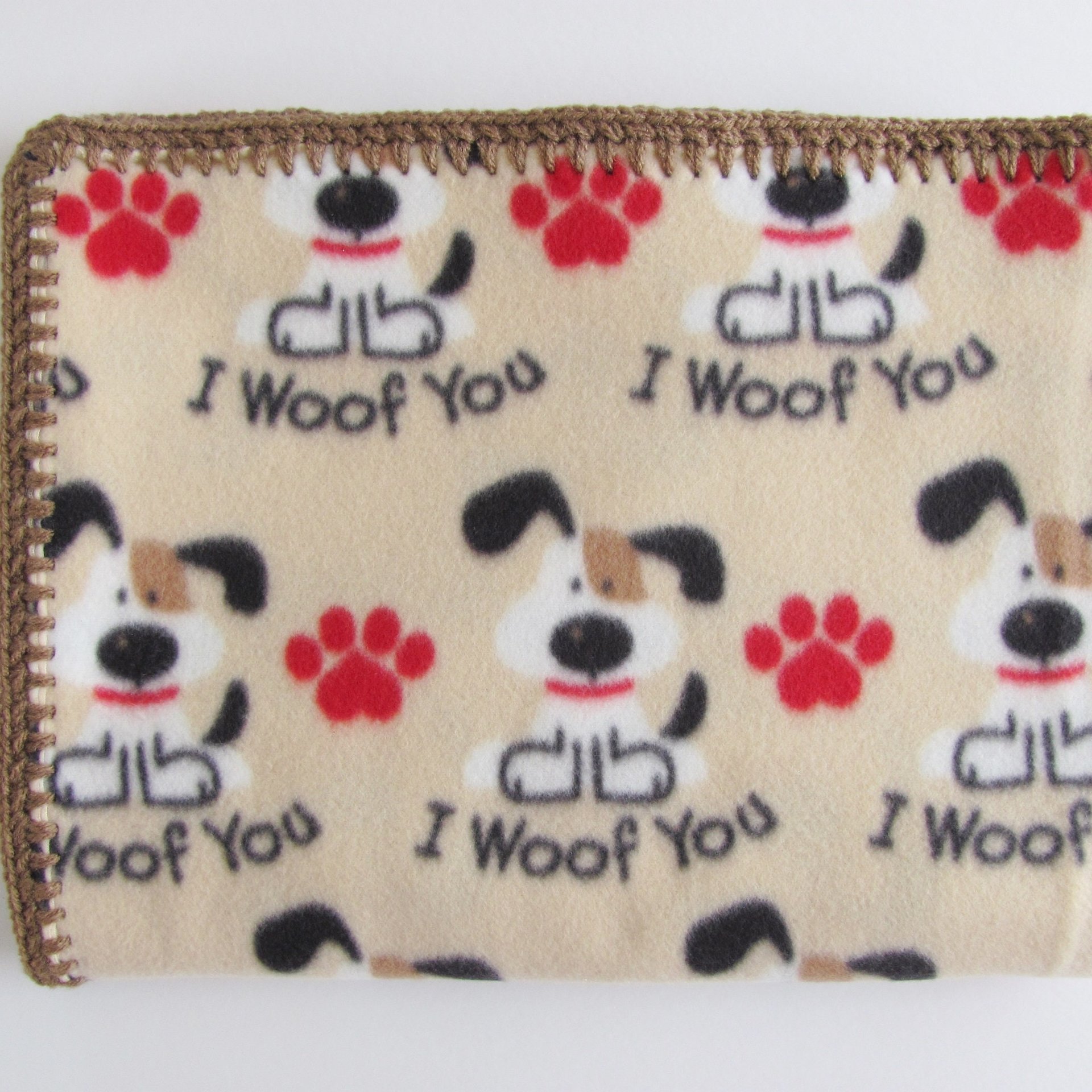 Handmade Reversible Double Thick Dog Blanket, 30" x 36", Made in USA